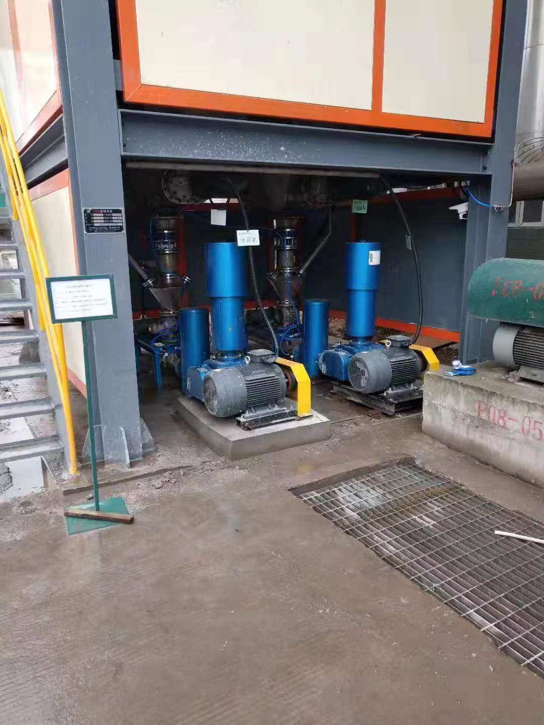 诺德工控的气力输送现场